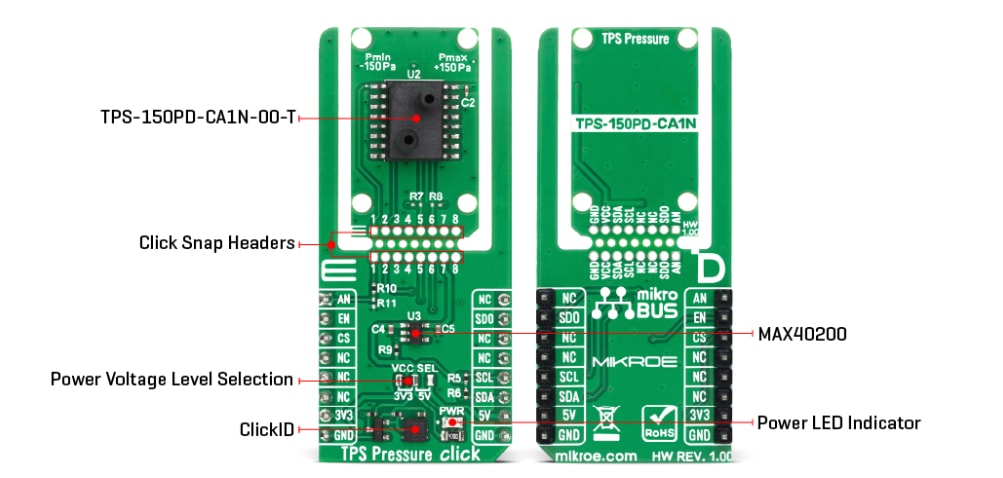 Mikroe 150PD TPS Pressure Click